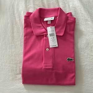 COPY - Lacoste Polo Men’s Medium Pink